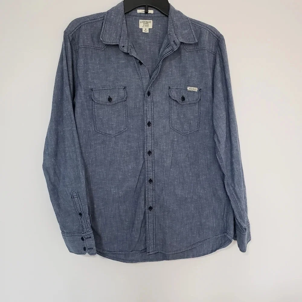 Lucky Brand Coyote Hills Chambray Shirt